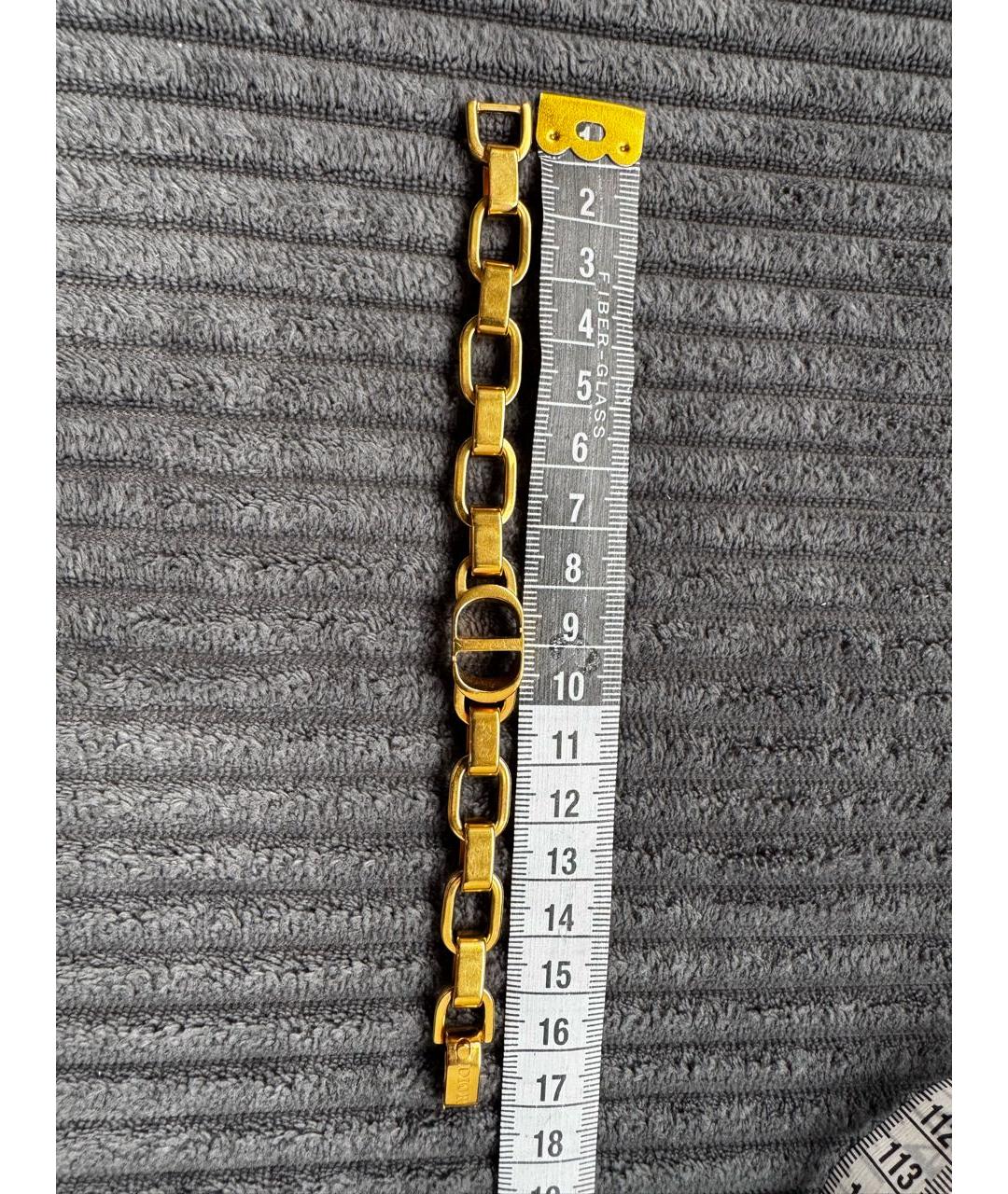 CHRISTIAN DIOR Золотой браслет, фото 7