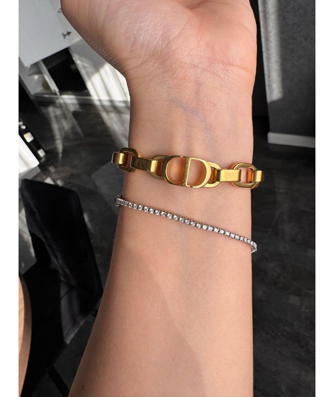 CHRISTIAN DIOR Золотой браслет, фото 6