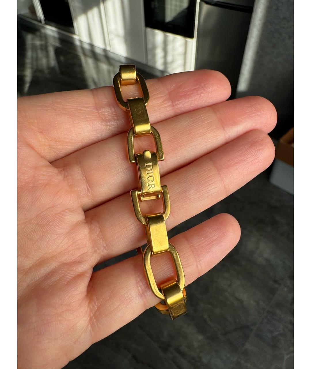 CHRISTIAN DIOR Золотой браслет, фото 3