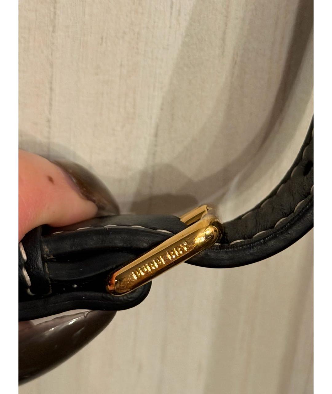 BURBERRY Коричневая кожаная сумка тоут, фото 8