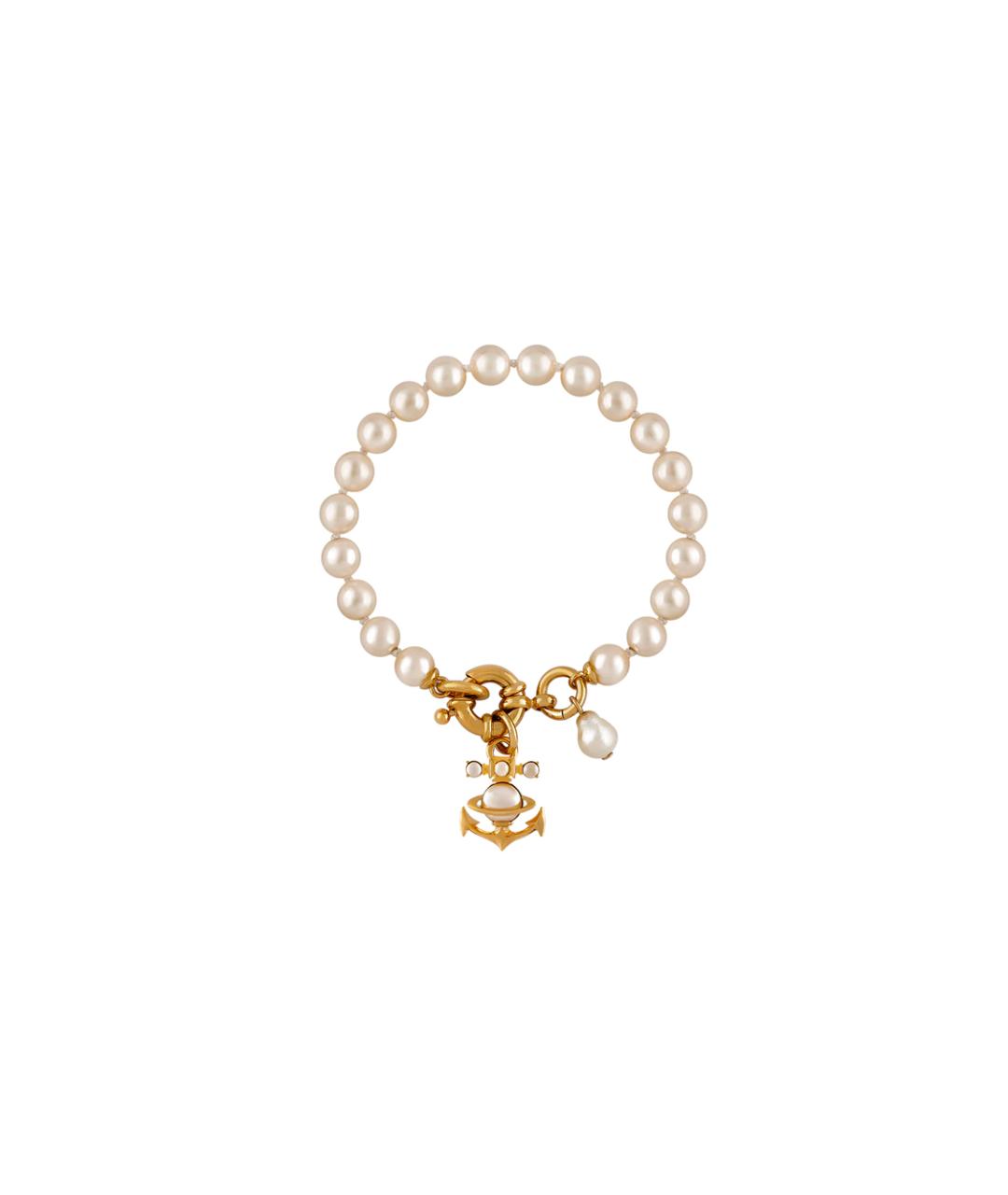 VIVIENNE WESTWOOD Белый жемчужный браслет, фото 3