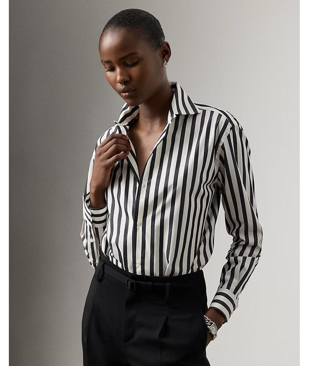 RALPH LAUREN Белая хлопковая рубашка, фото 2