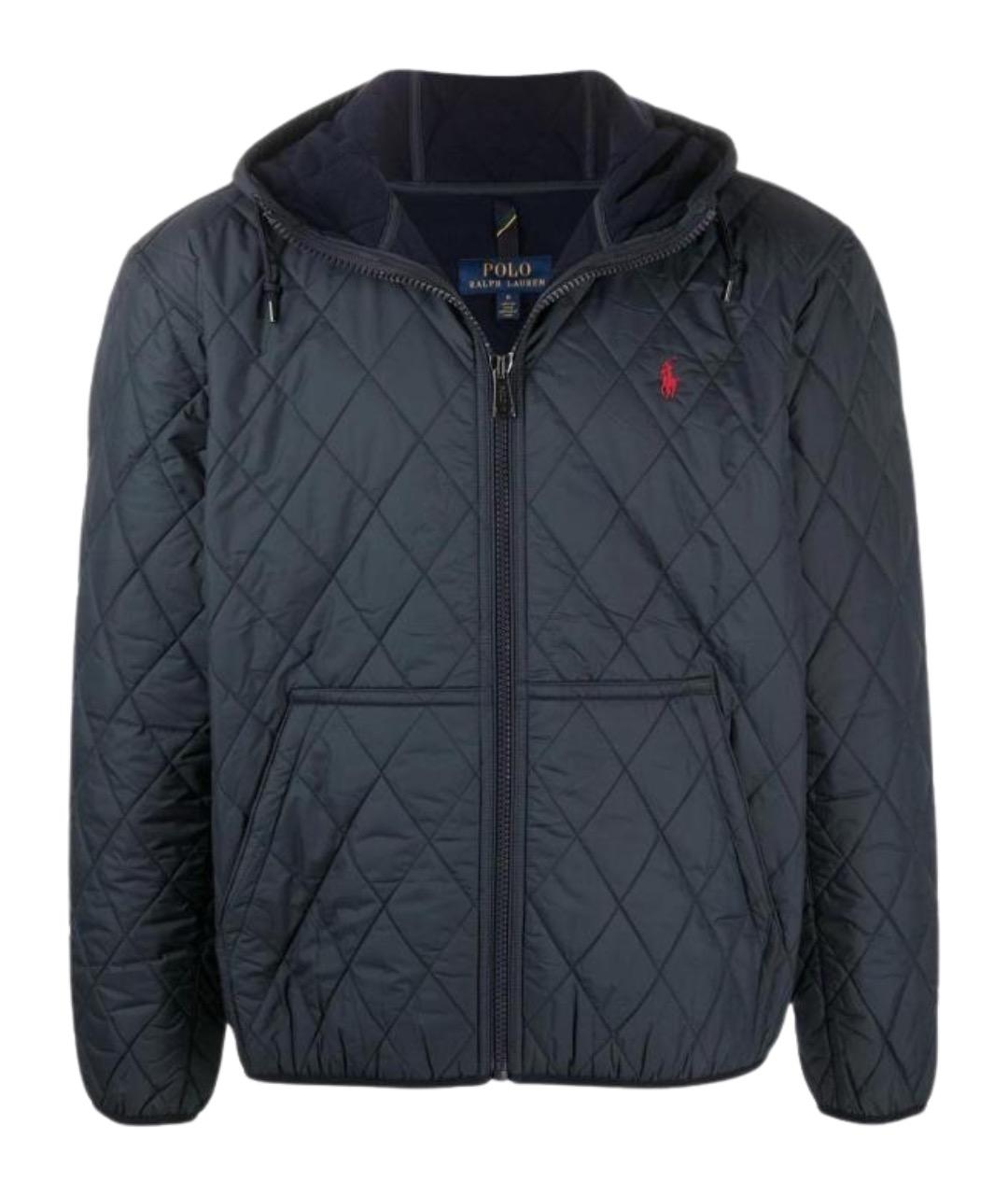 POLO RALPH LAUREN Синяя полиамидовая куртка, фото 1