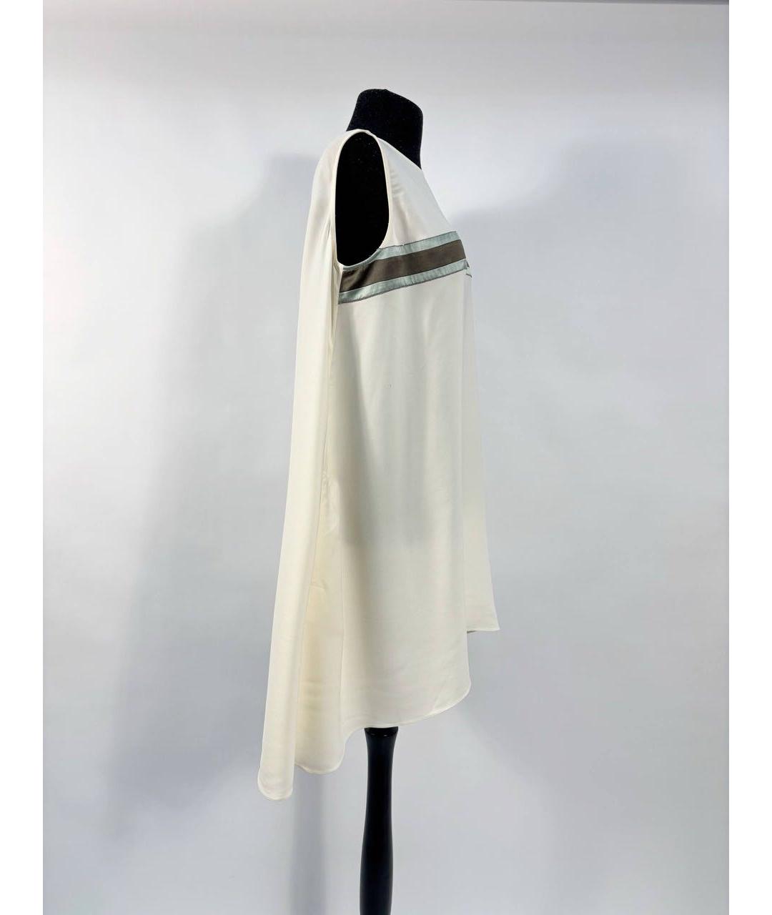 BRUNELLO CUCINELLI Мульти шелковая блузы, фото 6