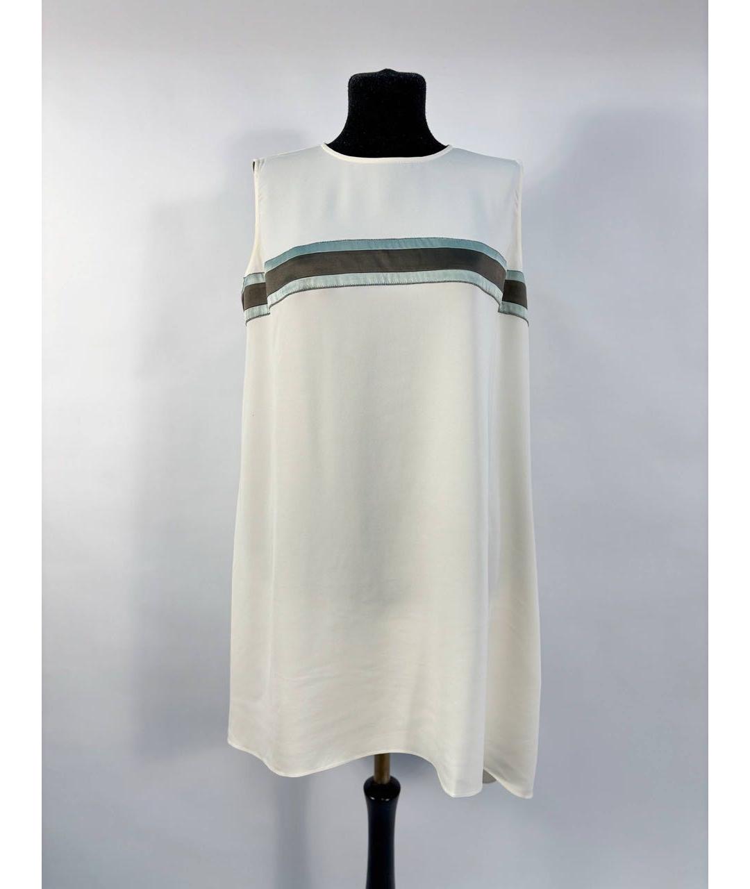 BRUNELLO CUCINELLI Мульти шелковая блузы, фото 7