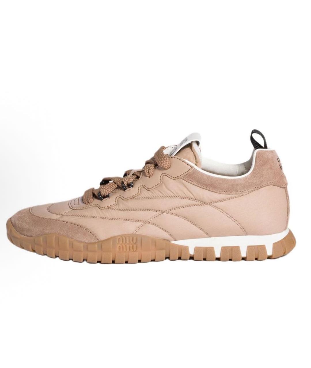 MIU MIU Розовые кроссовки, фото 9