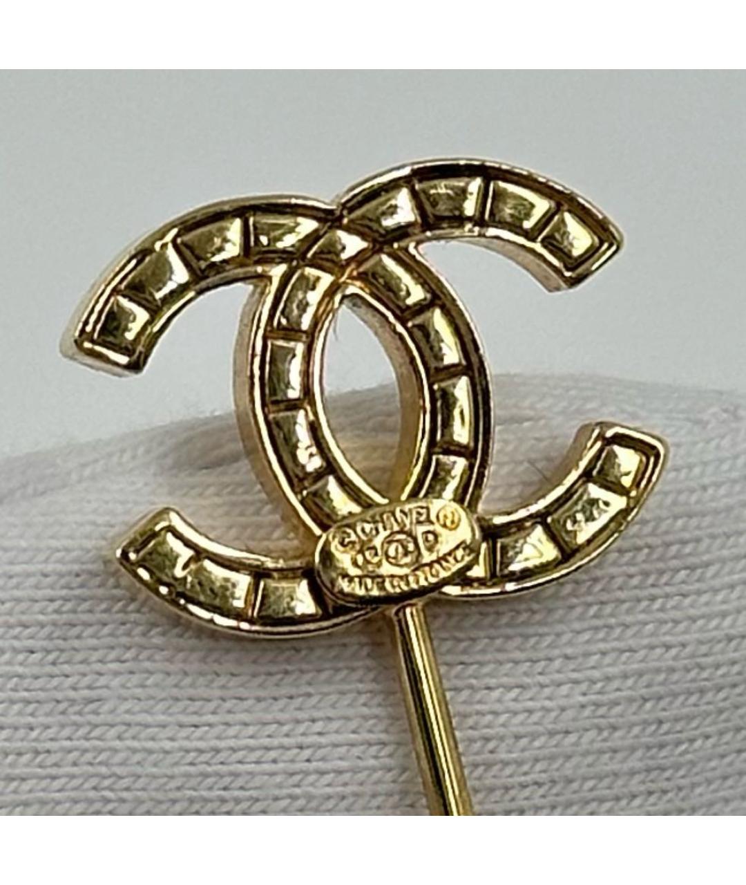 CHANEL Золотая позолоченная булавка / брошь, фото 5