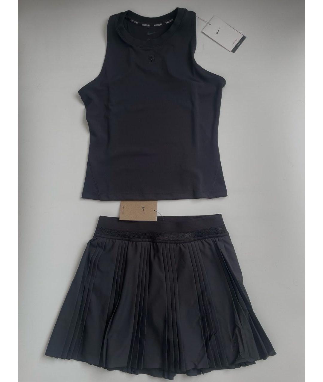 NIKE Черный полиэстеровый спортивные костюмы, фото 3