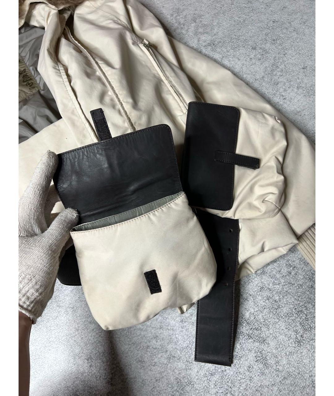 PRADA Бежевая полиэстеровая спортивная куртка, фото 7