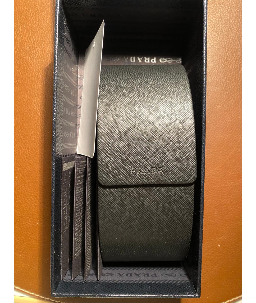 PRADA Золотые металлические солнцезащитные очки, фото 7