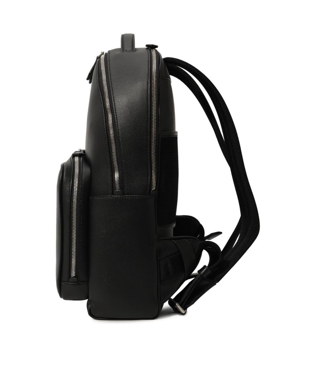 BALLY Черный кожаный рюкзак, фото 7