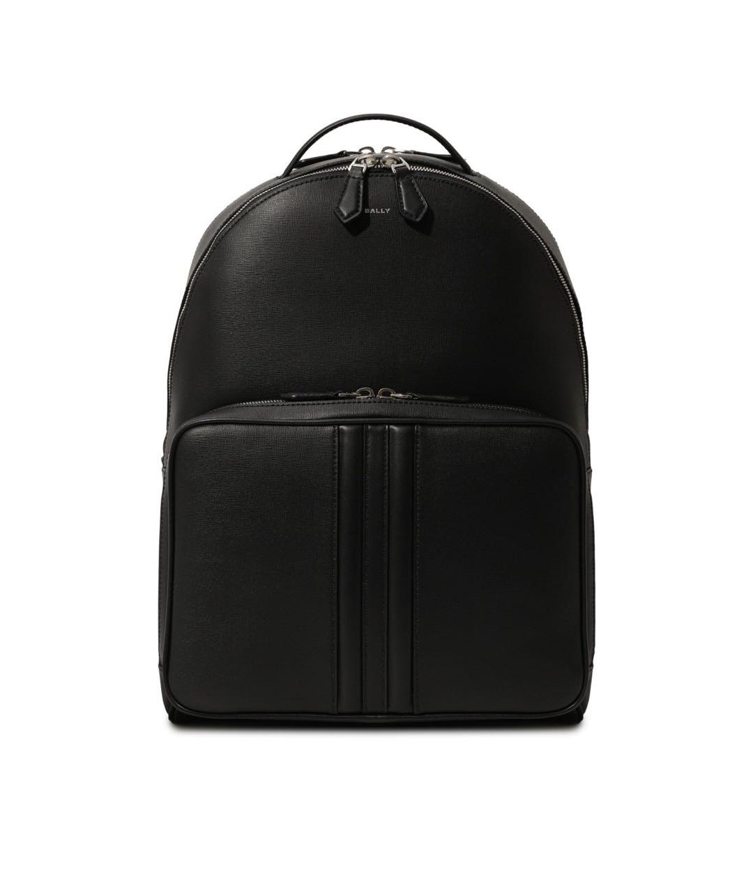 BALLY Черный кожаный рюкзак, фото 9