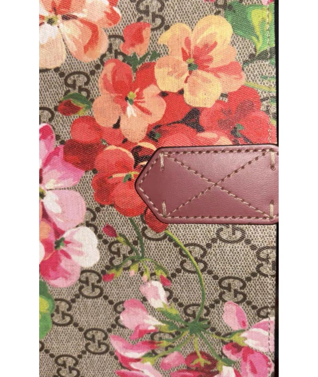 GUCCI Коричневая кожаная сумка тоут, фото 6