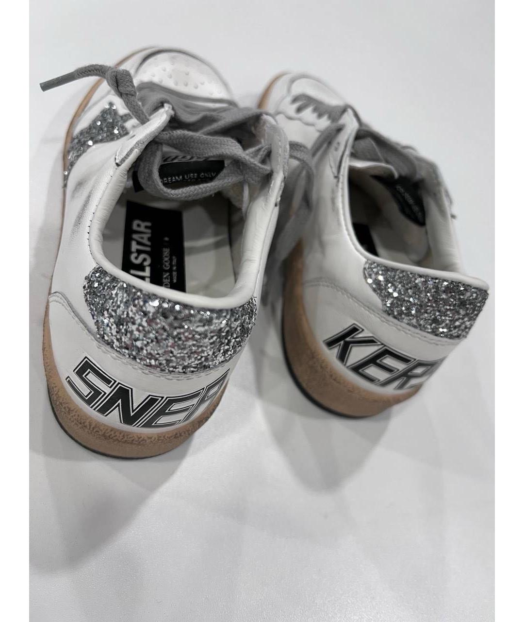 GOLDEN GOOSE DELUXE BRAND Белые кожаные кеды, фото 5