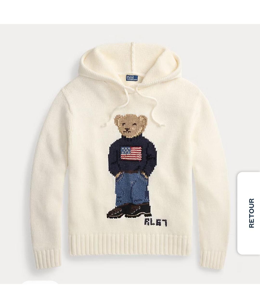 POLO RALPH LAUREN Бежевый джемпер / свитер, фото 4