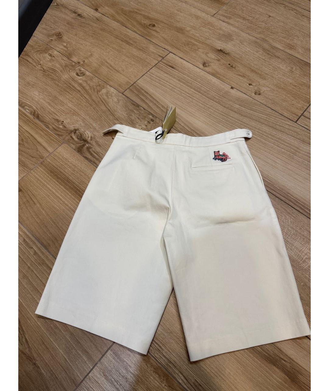 GUCCI Белые хлопковые шорты, фото 2
