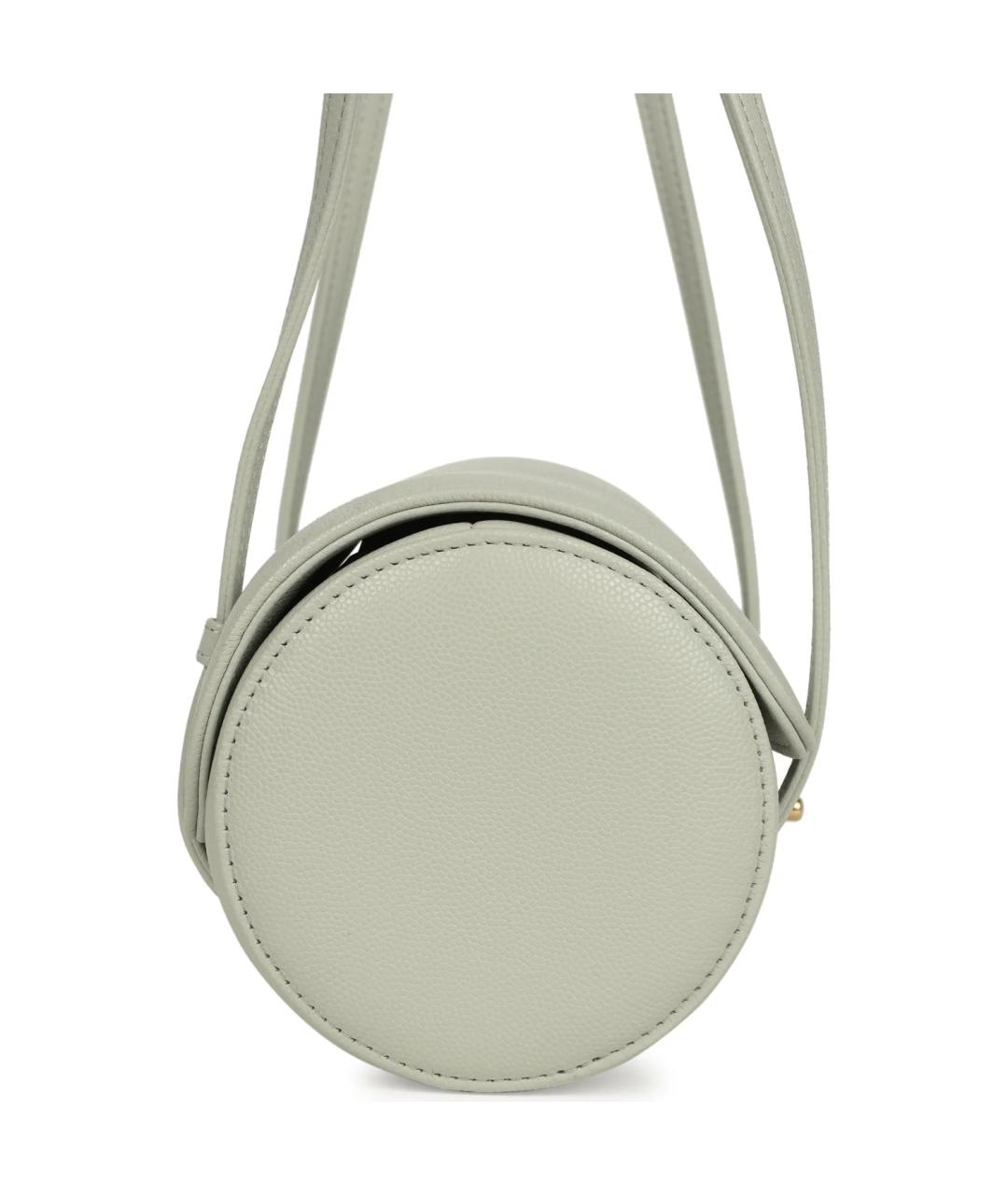 CHANEL Зеленая кожаная сумка через плечо, фото 5