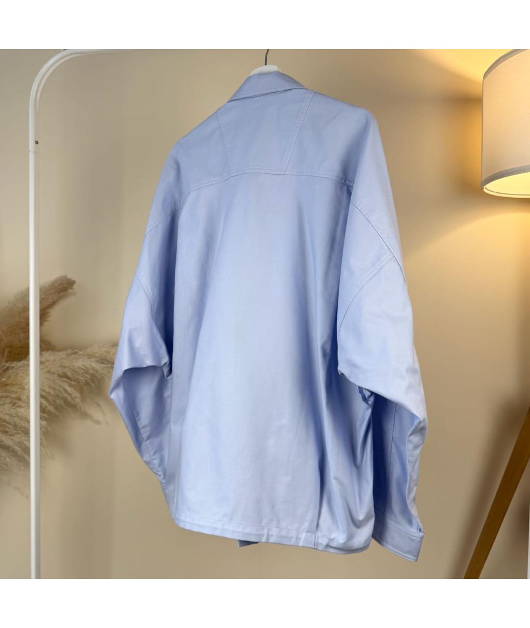 JUUN.J Голубая хлопковая кэжуал рубашка, фото 5
