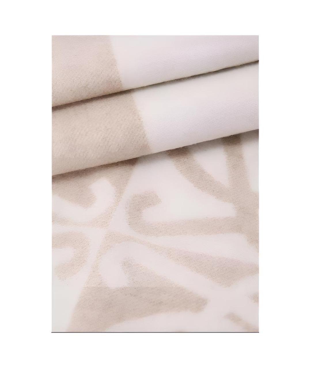 LOEWE Бежевый шарф, фото 3