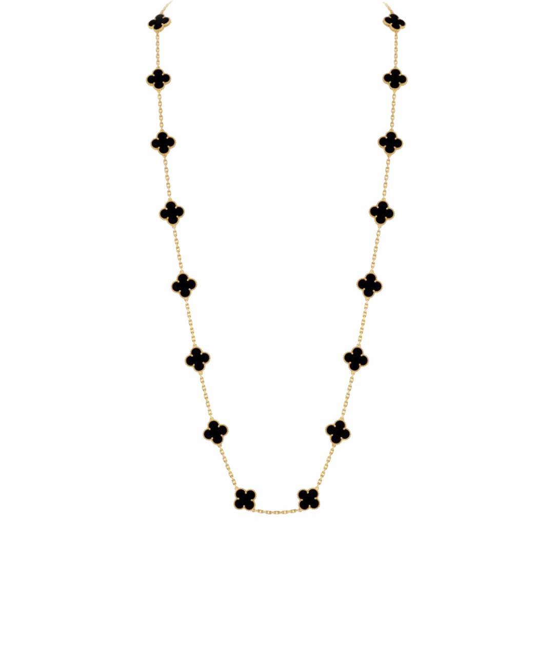 VAN CLEEF & ARPELS Черное колье из желтого золота, фото 6