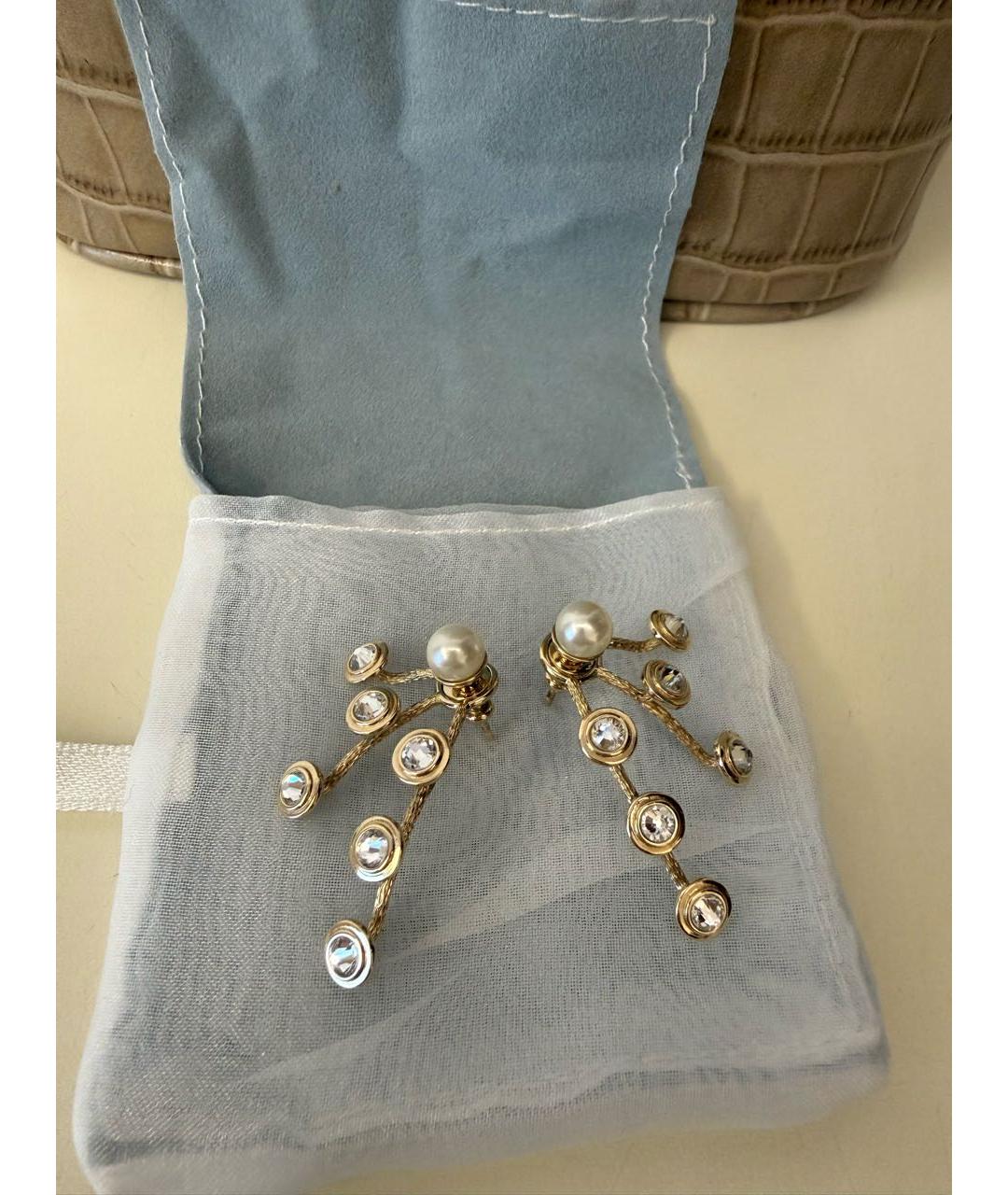 CHRISTIAN DIOR Золотые серьги, фото 7