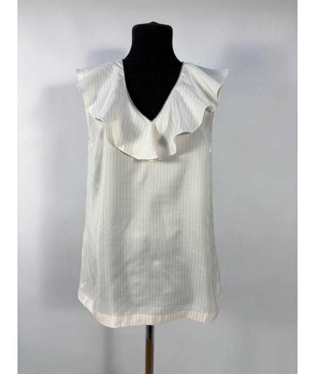 BRUNELLO CUCINELLI Мульти шелковая футболка, фото 4