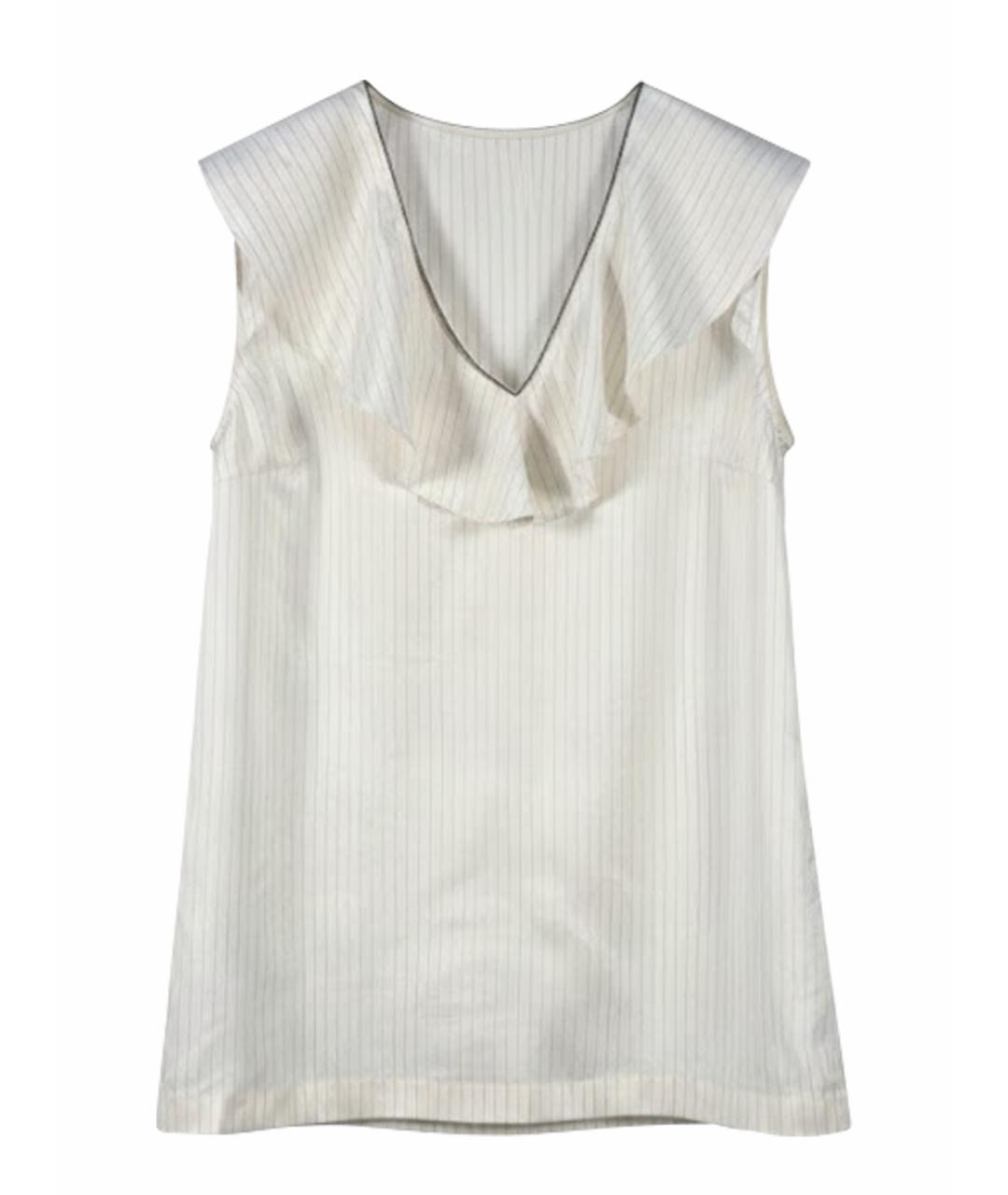 BRUNELLO CUCINELLI Мульти шелковая футболка, фото 1