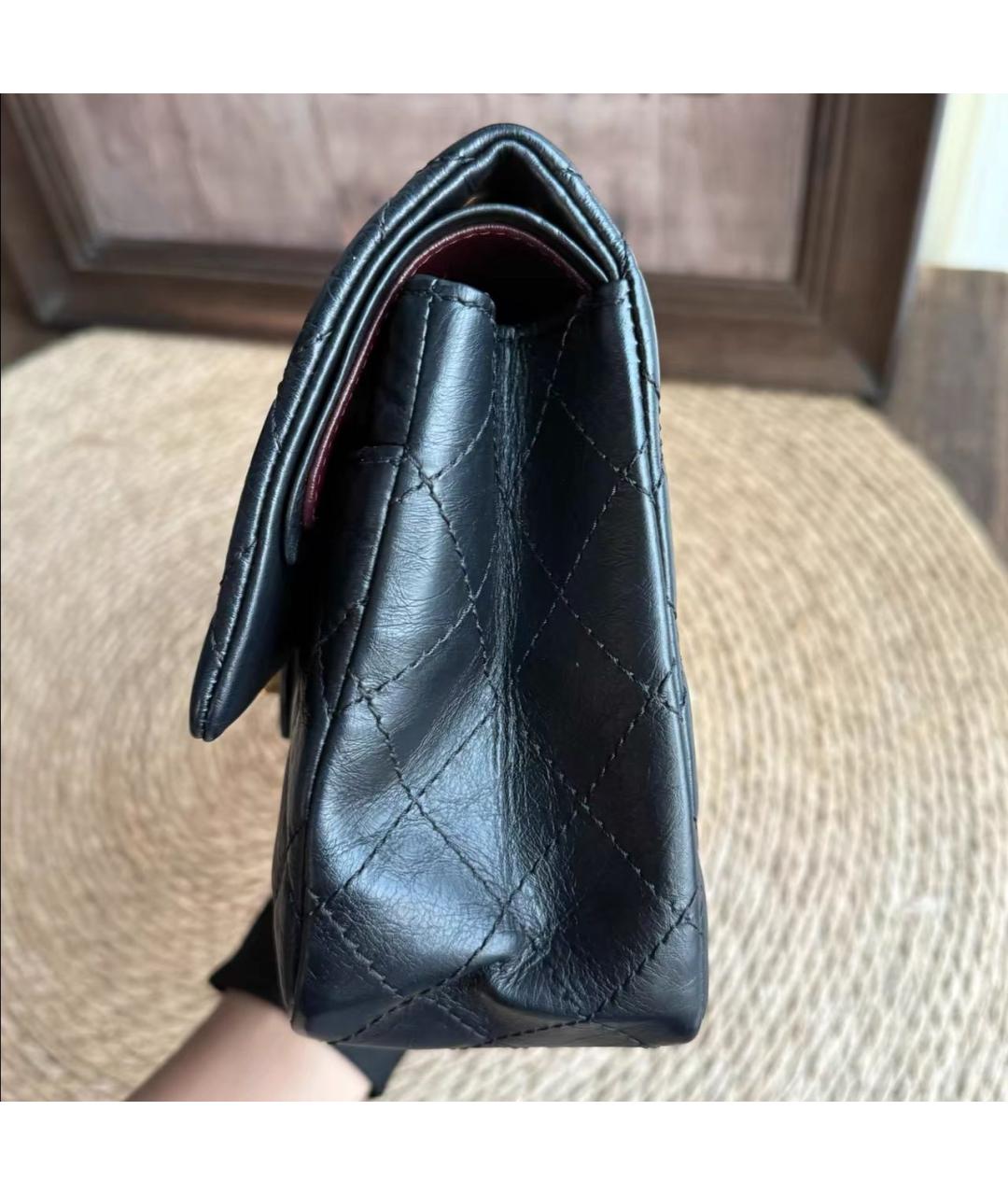 CHANEL Черная кожаная сумка через плечо, фото 5