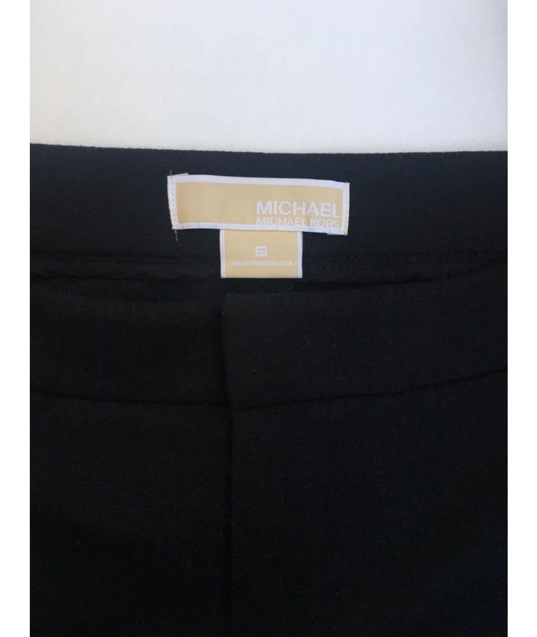 MICHAEL KORS Черные вискозные брюки широкие, фото 3