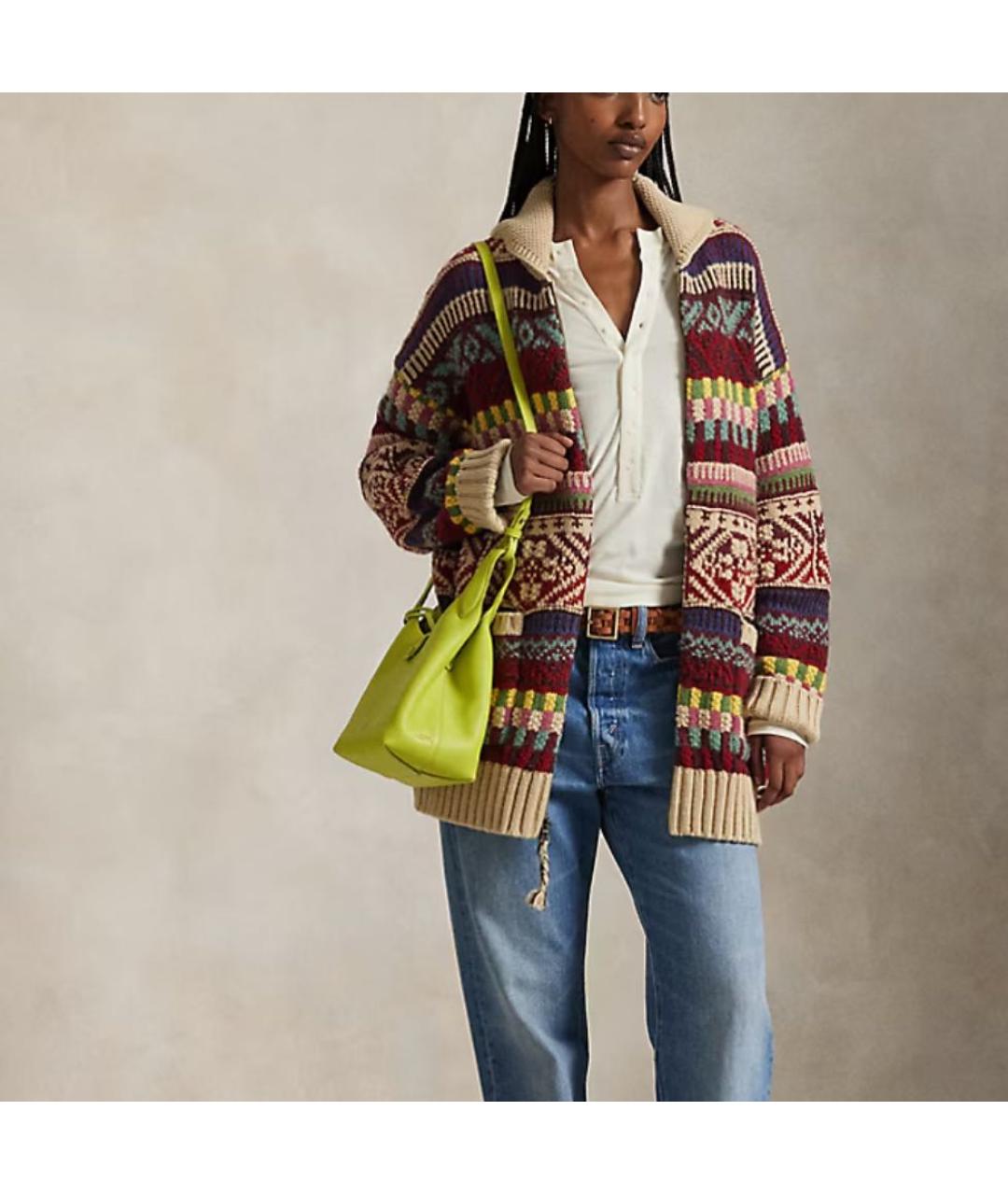 POLO RALPH LAUREN Красный кардиган, фото 3