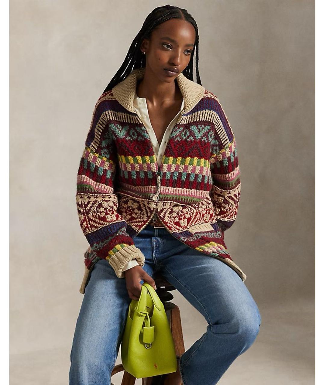 POLO RALPH LAUREN Красный кардиган, фото 2