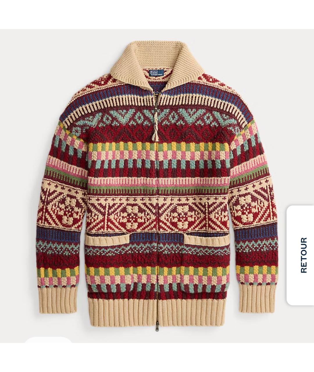 POLO RALPH LAUREN Красный кардиган, фото 5