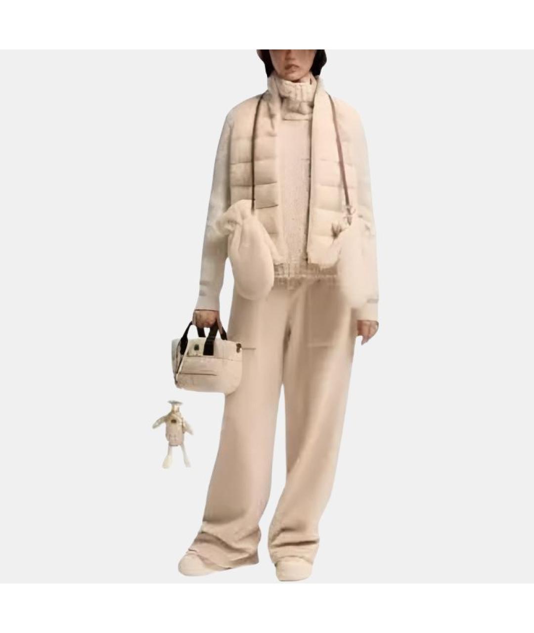 MONCLER Белая куртка, фото 3