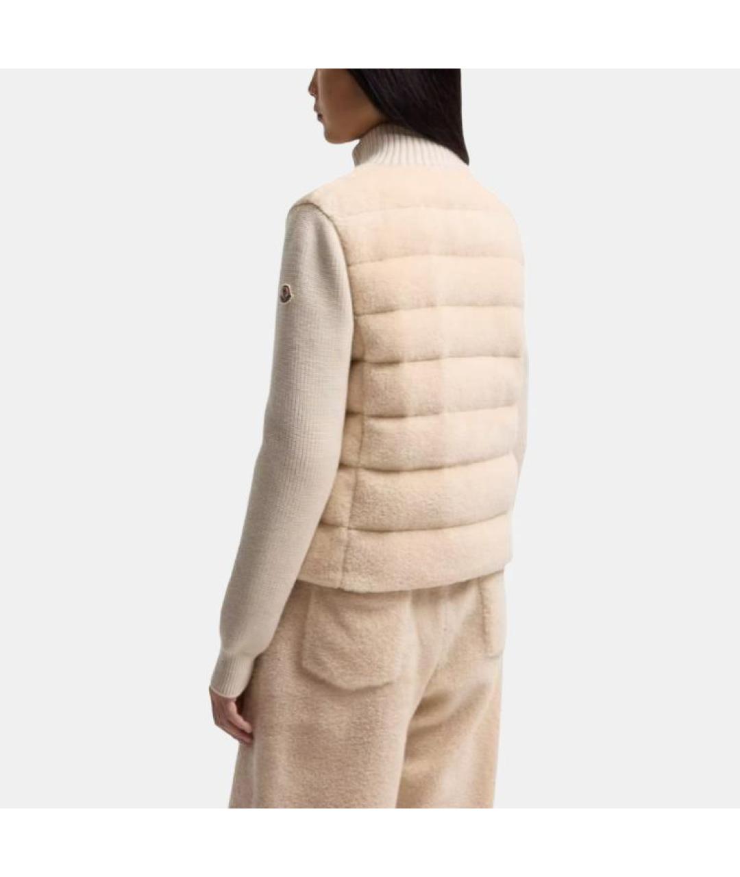 MONCLER Белая куртка, фото 5