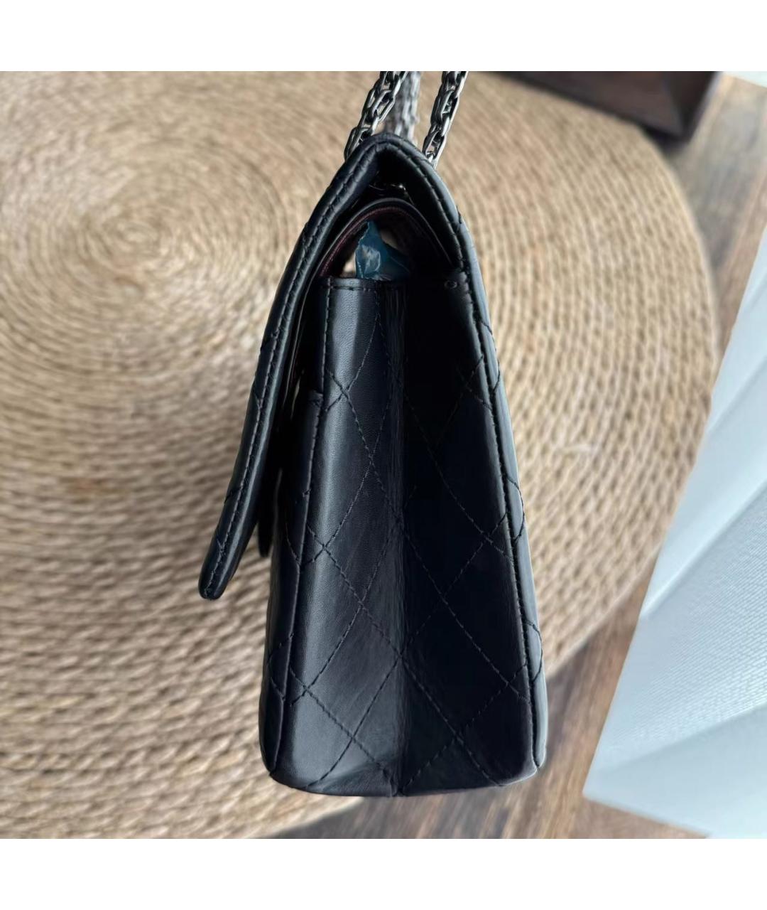CHANEL Черная кожаная сумка через плечо, фото 7
