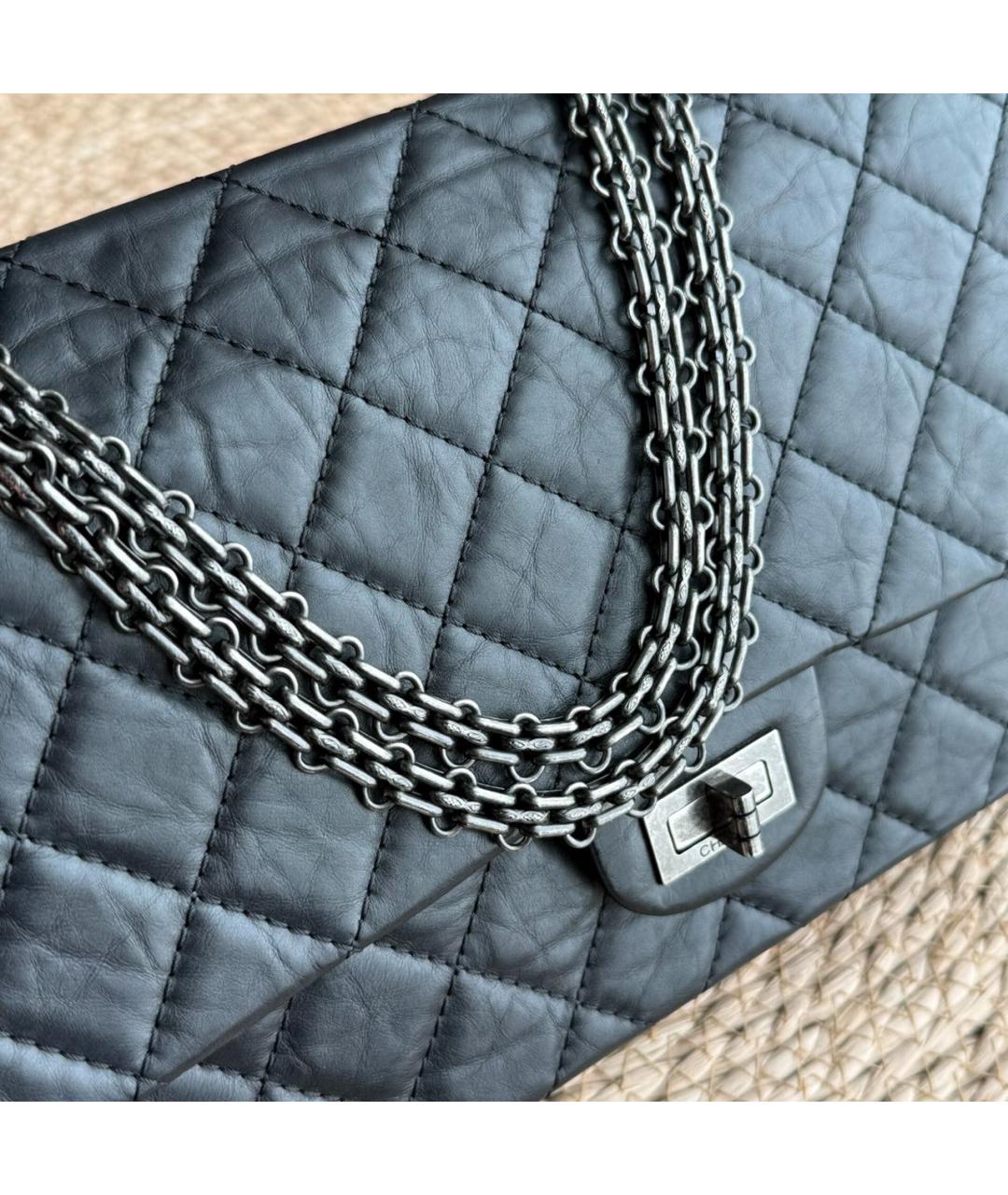 CHANEL Черная кожаная сумка через плечо, фото 5