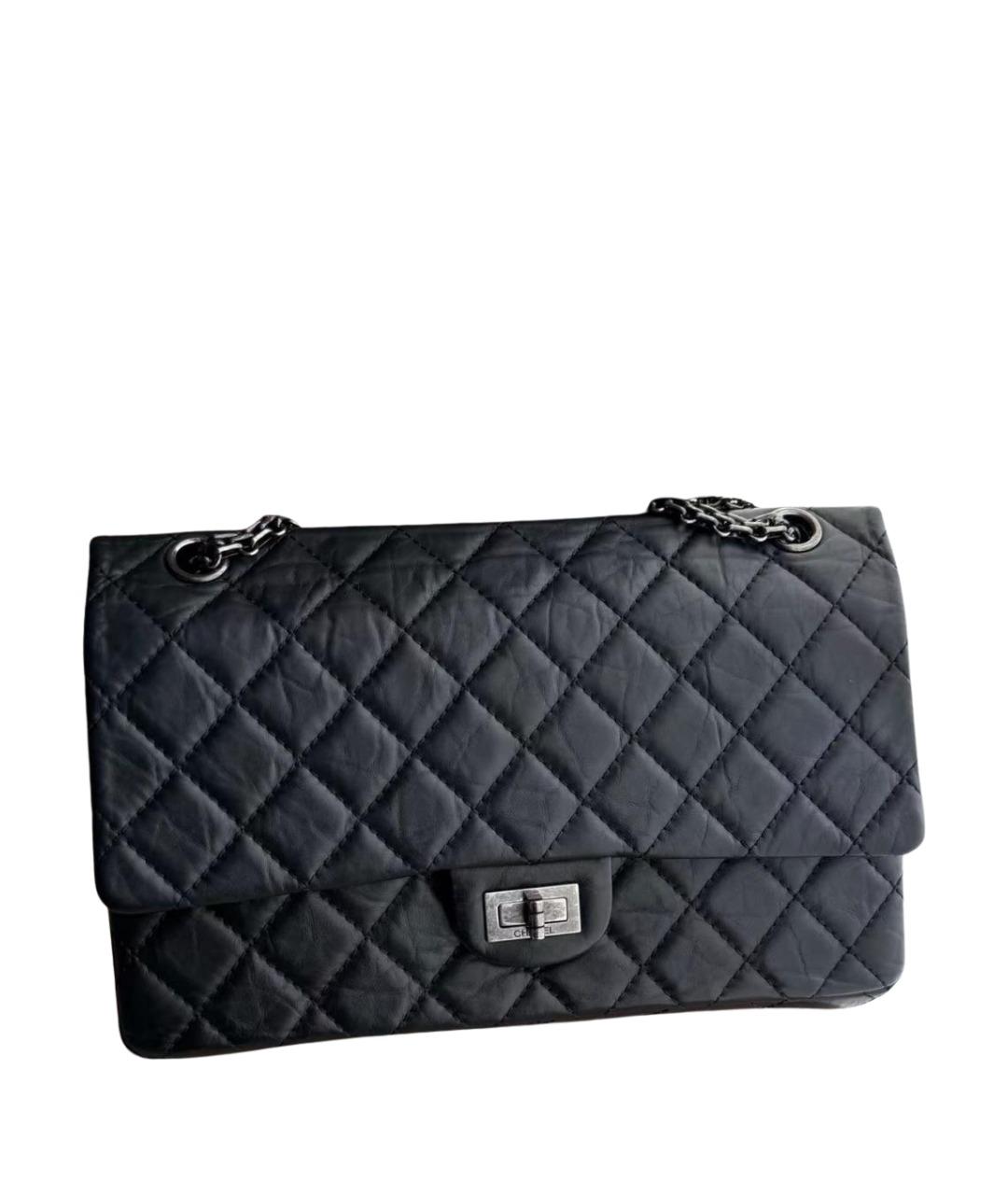 CHANEL Черная кожаная сумка через плечо, фото 1