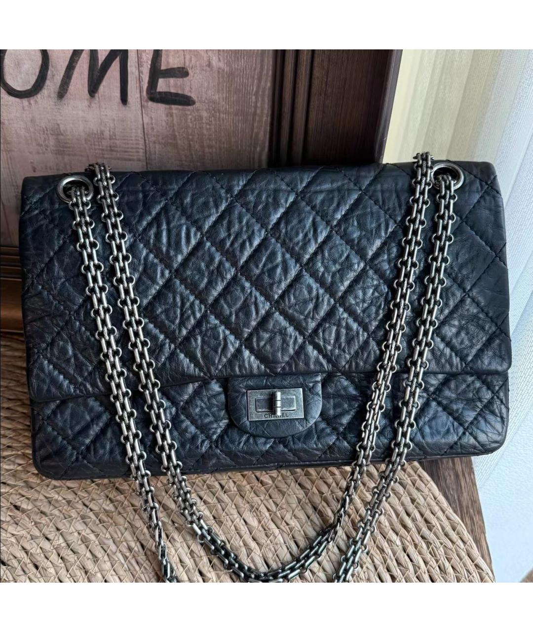 CHANEL Черная кожаная сумка через плечо, фото 9