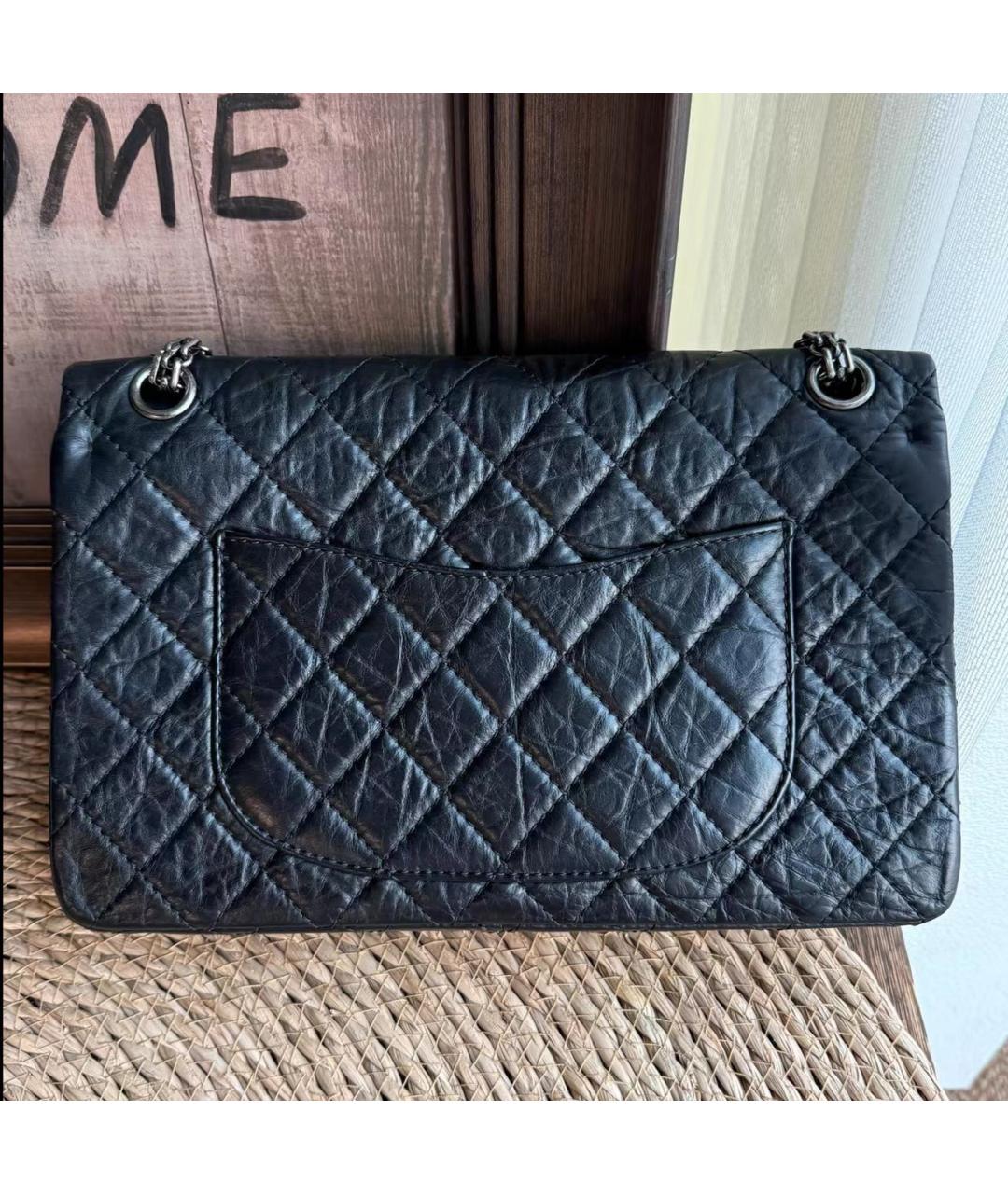 CHANEL Черная кожаная сумка через плечо, фото 2