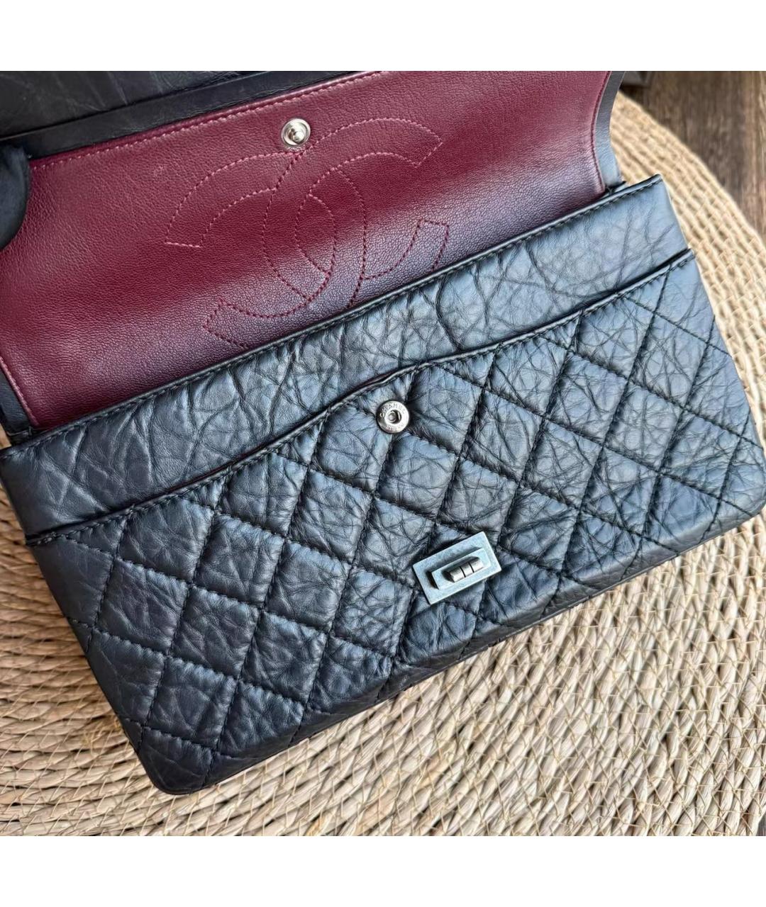 CHANEL Черная кожаная сумка через плечо, фото 8