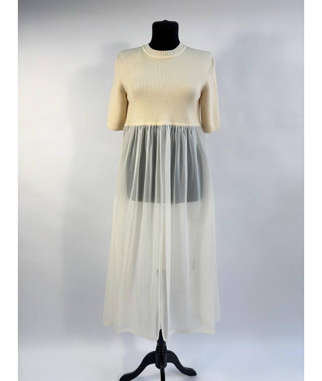 JIL SANDER Белое платье, фото 6