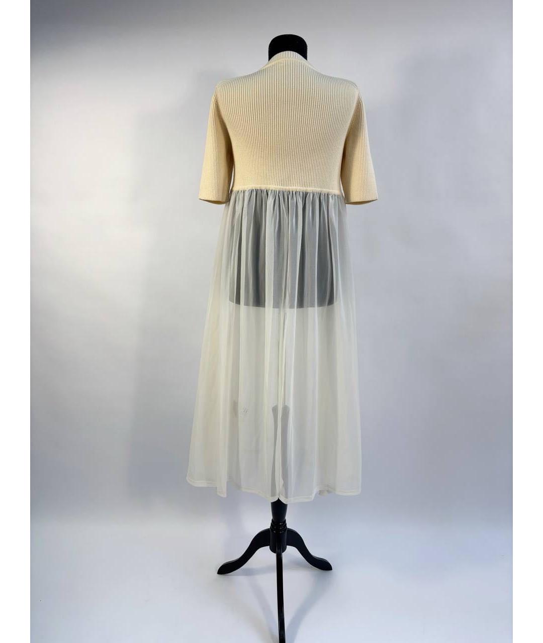 JIL SANDER Белое платье, фото 5