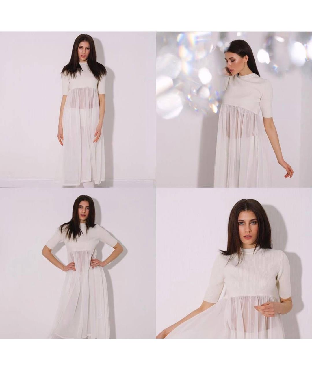 JIL SANDER Белое платье, фото 8