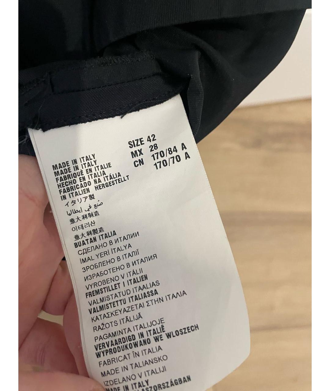 MIU MIU Черное полиамидовое коктейльное платье, фото 4