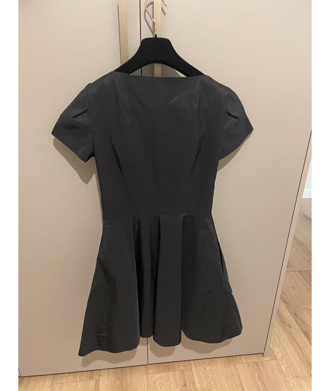 MIU MIU Черное полиамидовое коктейльное платье, фото 2