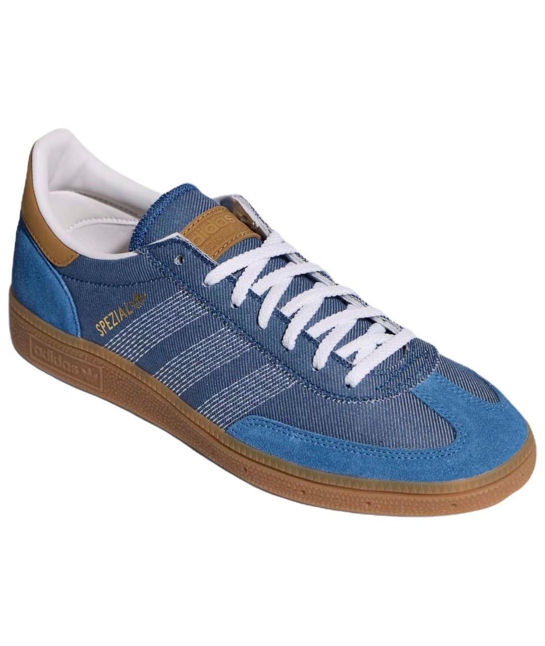 ADIDAS Синие текстильные кеды, фото 3