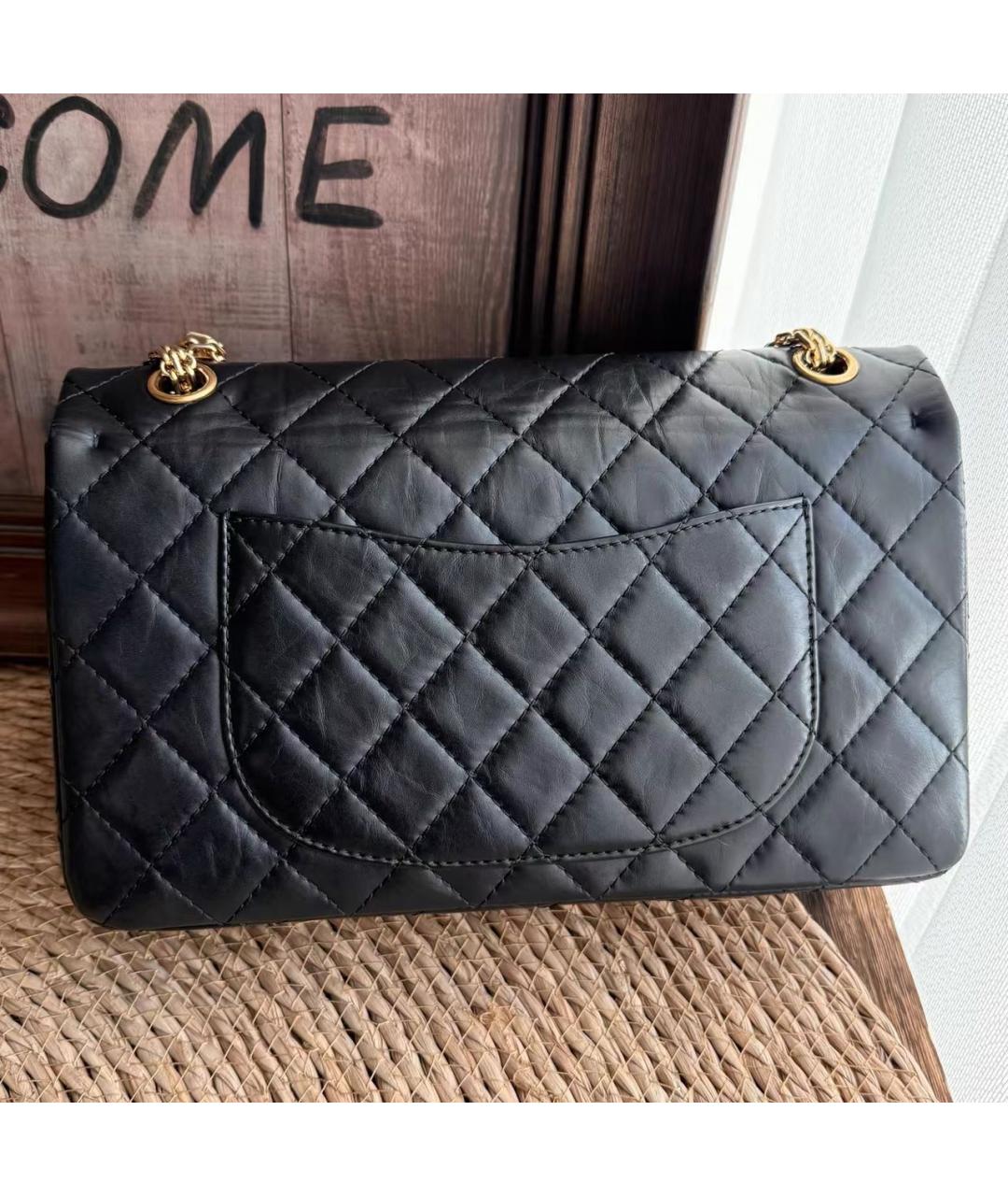 CHANEL Черная кожаная сумка через плечо, фото 2