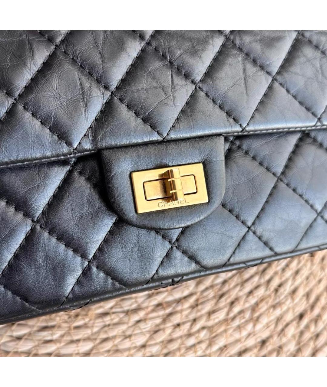 CHANEL Черная кожаная сумка через плечо, фото 5