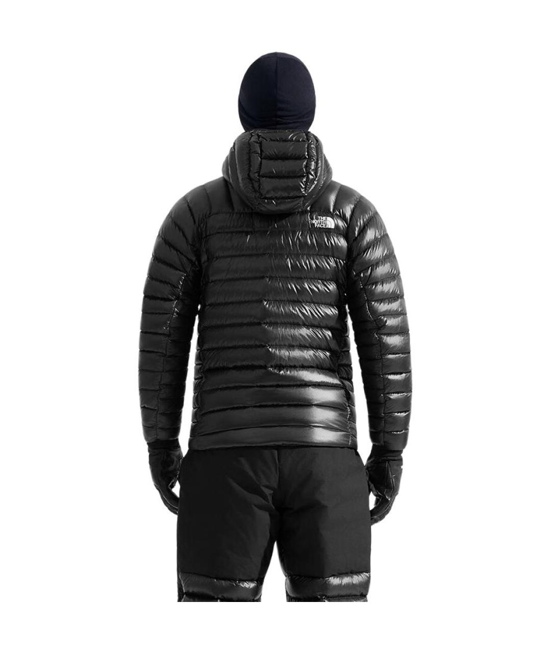 THE NORTH FACE Черный полиамидовый пуховик, фото 4