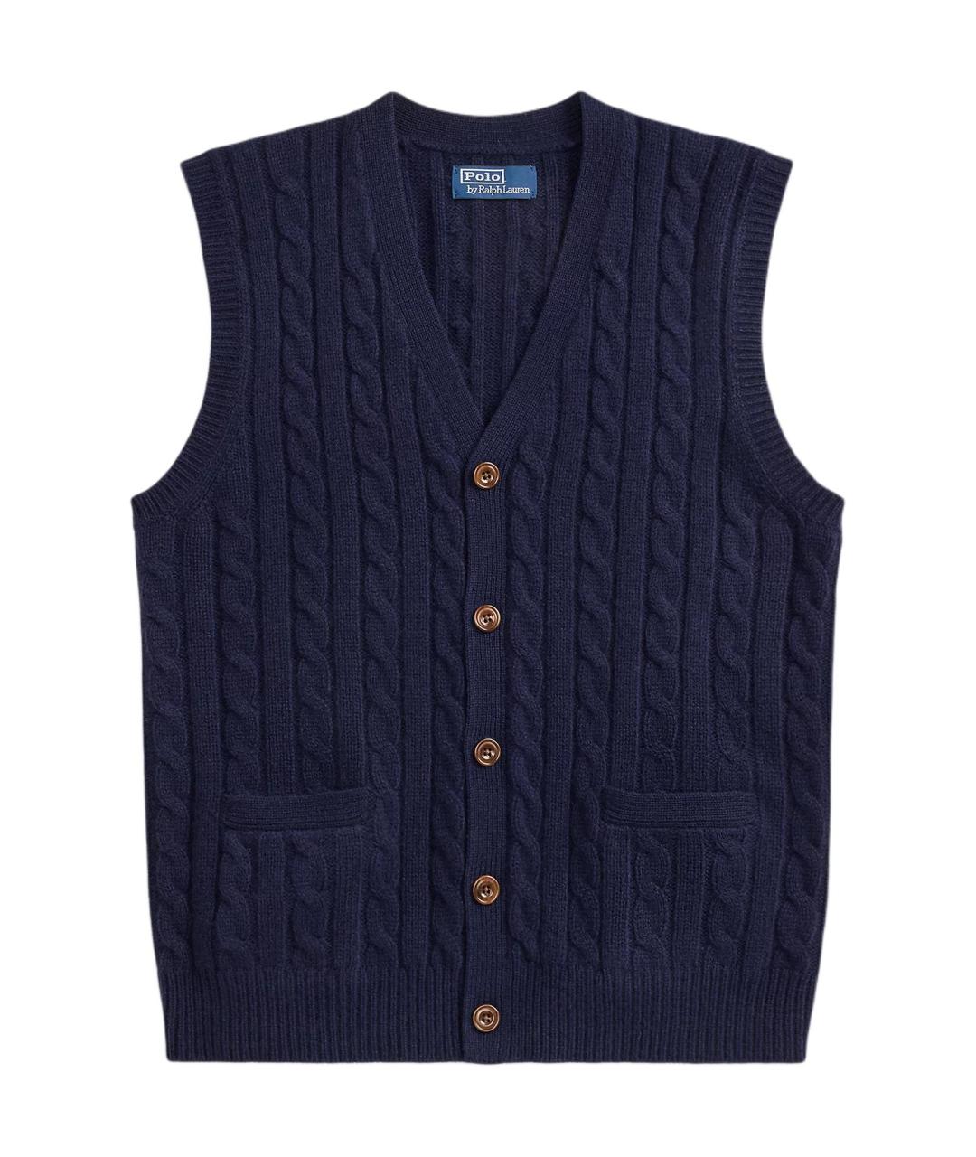 POLO RALPH LAUREN Темно-синяя жилетка, фото 1